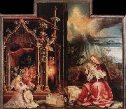 Concert of Angels and Nativity  Matthias  Grunewald